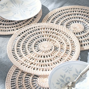 Eco Friendly Handmade Woven Braided Bamboo Rattan Cup Placemat From Vietnam Cheap Price High Quality Best Selling - Product Image 5