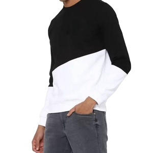 เสื้อสเวตเชิ้ตผู้ชายสีพื้นผ้าฝ้ายผสมสไตล์พูลโอเวอร์แฟชั่นใหม่ประจำฤดูใบไม้ร่วงปี 2026 - Product Image 2