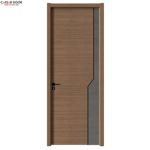 Puerta Interior Contemporánea Minimalista de Madera MDF, Diseño Liso y Estable, Puertas de Entrada Personalizadas de Empujar y Tirar para el Hogar y el Baño - Product Image 1