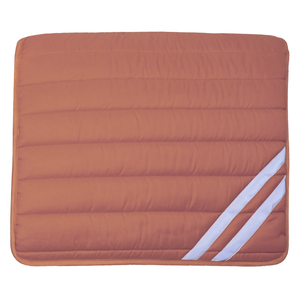 Selle de cheval sur mesure de qualité supérieure, rembourrage matelassé bicolore, cordon, performance durable, accessoire équestre sain, polaire - Product Image 1