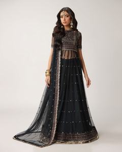 Salwar Kameez pour femmes WS, design élégant, viscose de qualité supérieure, séchage rapide, évacuation de l'humidité, sans plis, protection solaire pour les fêtes - Product Image 2