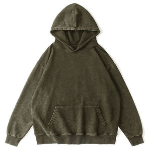 Sweat à capuche en molleton uni pour homme de qualité supérieure, 100% coton, coupe ample, respirant, hiver, finition élégante, toucher confortable - Product Image 5