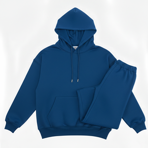 Sudadera con Capucha y Pantalones Deportivos Personalizados con Logotipo para Hombre, Conjunto Deportivo de Dos Piezas para Toda Temporada - Product Image 1