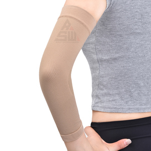 Wholesale Breathable Soft High <b>Compression</b> Elastic Unisex <b>Arm</b> <b>Sleeves</b> Fixed Straps Sports <b>Arm</b> Covers Wrist Support Scar Covering - Product Image 3