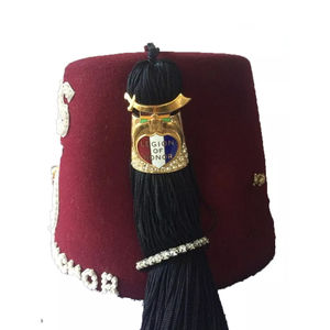 Gorro Fez 100% Lana para Fiesta, Gorro Fez Musulmán Liso con Gorro Masónico, Gorro Fez de Alta Calidad, el Más Vendido, Servicio OEM - Product Image 6