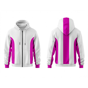 Sudadera con Capucha de Alta Calidad con Cierre Completo, Logotipo Personalizado, Ropa Deportiva Unisex para Hombres, Mujeres y Jóvenes, Chaqueta Deportiva con Capucha para Entrenamiento - Product Image 4