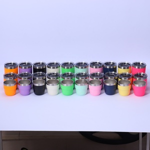 แก้วโลโก้ <span class=keywords><strong>YETI</strong></span> <span class=keywords><strong>Rambler</strong></span> ขนาด 8 ออนซ์ แบบซ้อนได้ ทำจากสแตนเลสสตีล เก็บความร้อน/เย็น พร้อมฝา MagSlider - Product Image 3