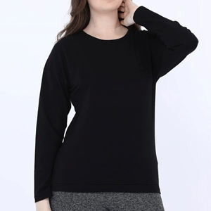 Sweat-shirt pour femme à manches longues et col rond, de qualité supérieure, avec logo personnalisé imprimé, meilleur prix, service OEM. - Product Image 2