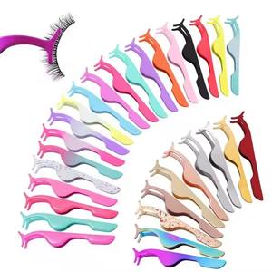 Pince à épiler en acier inoxydable pour faux cils, outils de maquillage pour cils, recourbe-cils auxiliaire, cils en vison, manucure - Product Image 3