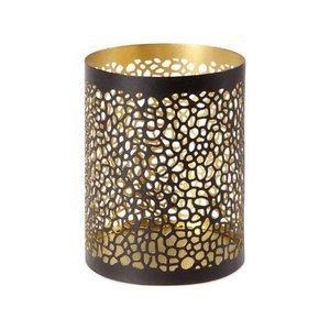 Support de bougie chauffe-plat en métal élégant et captivant, fait main, pour une beauté sublimée et une brillance artistique, idéal pour Noël - Product Image 1