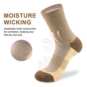 Crew <b>Socks</b> Solid 100% Cotton Breathable Knitted Adult Casual Daily Wear Autumn Standard Thickness Sports <b>Socks</b> - Product Image 3