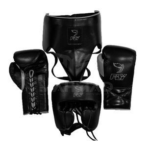 Ensemble de boxe Fly Sparring avec fermeture réglable, gants d'entraînement Fly à séchage rapide, casque de protection, protège-grenades, ensemble d'entraînement de boxe professionnel - Product Image 6
