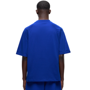 <b>Men's</b> Boxy Fit Logo T <b>Shirt</b> Premium Cotton Oversized Crew Neck Short Sleeve Casual Streetwear Tee for Everyday Fashion - Product Image 2