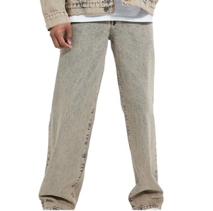 CUMBRE SPORTS Fabricante de Jeans Formales de Pierna Recta para Hombre, de Tela Oxford, de Alta Calidad, Cintura Alta, Cierre de Cremallera, Transpirables - Product Image 1