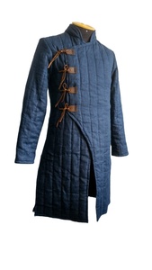 Venta al por Mayor de Armaduras Medievales, Chaqueta Aketon de Algodón Hecha a Mano con Acolchado Grueso y Manga Larga para Reenactamiento SCA, Personalizable OEM - Product Image 3