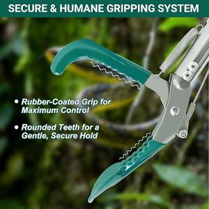 Durable Professional Snake Tongs Collapsible Reptile Catcher Stick Rattlesnake Grabber <b>Tool</b> <b>Safe</b> Handling Equipment - Product Image 3