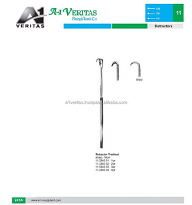 Retractor de tráquea de alta calidad VERITAS Sharped OEM Base personalizada Retractor quirúrgico de 16 cm | instrumento médico con clip hemolock - Product Image 6