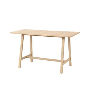 Table rectangulaire en bois de hauteur standard |   Design minimaliste en bois massif |   Fournisseur Vietnamien - Product Image 1