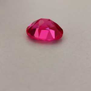 พลอยแซฟไฟร์สีชมพูทรงกลมเพาะเลี้ยงในห้องปฏิบัติการ คุณภาพพรีเมียม สำหรับทำเครื่องประดับ งานฝีมือ - Product Image 1