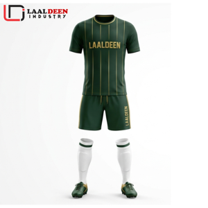 ชุดฟุตบอลทีมสโมสร ราคาขายส่ง ชุดฟุตบอล 25/26 โลโก้สั่งทำ โพลีเอสเตอร์ 100% ชุดทีม, โลโก้ และหมายเลขสั่งทำได้ - Product Image 1