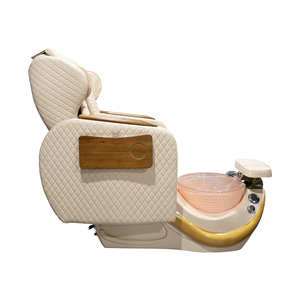 Sillón de Pedicura con Sistema de Hidromasaje sin Tuberías, Masaje con Calor, Lámpara LED de 7 Colores, Asiento Reclinable para Salón de Uñas - Product Image 3
