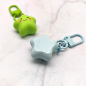 Charmmy Chubby Cute Star 6.2cm Keychain Fashion Trend Pop Color for Everyday Use Made Plastic Resin for Girls Ladies - Product Image 2