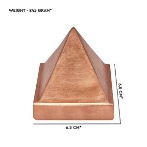 Pyramide en cuivre Yantra pour bureau, salle d'étude et lieu de travail, amélioration de la concentration, stimulant de la réussite et de la productivité - Product Image 2