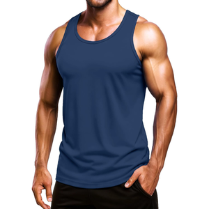 Camiseta sin mangas para hombre, vibrante, de tacto suave, con ventilación, de poliéster, transpirable, de secado rápido, ecológica, ligera, cómoda, con caída fluida y sensación fresca. - Product Image 1