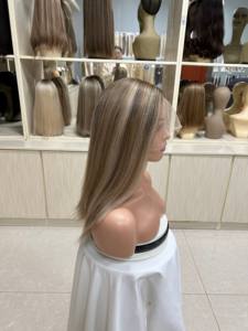 Pelucas de Cabello Humano Natural Chino al por Mayor, Pelucas con Frontal de Encaje HD, Tamaños de Gorra Promedio, Pequeño y Grande, 150% de Densidad, Sin Pegamento - Product Image 3