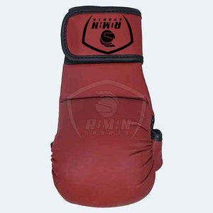 ถุงมือหนังสำหรับชกมวย MMA แบบสปาร์ริง ราคาสมเหตุสมผล พร้อมโลโก้สั่งทำได้ ชุดศิลปะการต่อสู้ ถุงมือ MMA สีตามสั่ง - Product Image 2