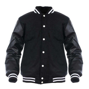 Wholesale Custom Men Varsity Jacket <b>Red</b> <b>Wool</b> Body for Leather Sleeves College Letterman Baseball Jacket Waterproof Windproof - Product Image 3