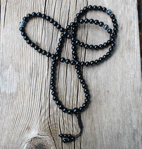 Tasbih de Cuerno Natural Hecho a Mano, Cuentas de Oración Musulmanas, Misbaha - Product Image 2