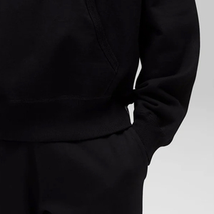 Pull-over uni à manches longues pour homme, sweat à capuche avec logo, coupe tendance, prix avantageux pour les commandes en gros - Product Image 4
