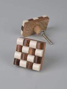 Tiradores de Muebles Modernos Hechos a Mano, Ecológicos, de Resina y Madera, Decorativos para Cajones, Puertas de Armarios y Cocinas - Product Image 2