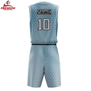 Uniforme de basketball de qualité supérieure, service OEM, anti-transpiration, antibactérien, protection UV, sans manches, imprimé, taille adulte - Product Image 6