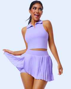 Conjunto de Uniforme de Tenis Profesional Personalizado para Hombre y Mujer, Tejido Transpirable de Secado Rápido, Camiseta y Falda-Pantalón de Tenis de Alto Rendimiento - Product Image 5