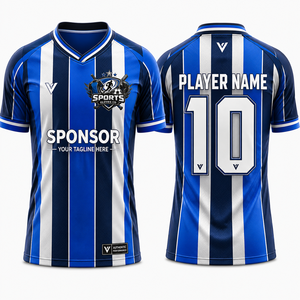 Maillot de football en gros en polyester interlock de qualité supérieure, uniforme de football à séchage rapide, vêtements d'équipe personnalisés par sublimation intégrale - Product Image 1