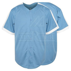 Maillot de baseball respirant de haute qualité, vêtements d'équipe, tissu extensible confortable 100% polyester, conçu pour les joueurs professionnels - Product Image 3