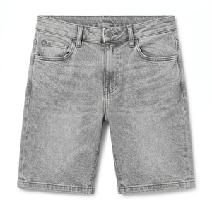 Custom Vintage Acid Wash Men's Denim <b>Shorts</b> Distressed Retro High Quality Streetwear Breathable Quick-Dry All-Season <b>Cargo</b> - Product Image 1