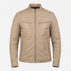 Chaqueta de Motociclista de Cuero Genuino para Hombre de la Mejor Calidad, Nueva Colección de Invierno, Chaquetas de Motocicleta con Protecciones Desmontables Personalizadas - Product Image 1
