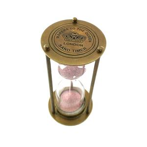 Minuteur de sable en laiton antique indien antique personnalisé artisanal sablier Design créatif maison salon et bureau décoration - Product Image 1