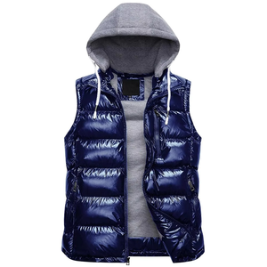 Chaleco para Hombre, Fabricante de Abrigos de Invierno, Chaqueta sin Mangas Acolchada, Ropa de Invierno, Chaleco Personalizado para Hombre - Product Image 1