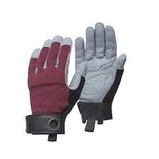 Gants à doigts entiers unisexes pour l'extérieur, antidérapants, en polyester, avec fermeture à crochets et boucles, gris noir - Product Image 3