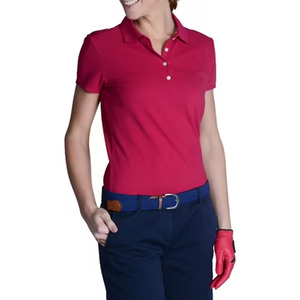 Camisas Casuales de Mujer, Sólidas, de Algodón y Poliéster, Transpirables, de Secado Rápido, Manga Corta, para Uso Diario en Verano - Product Image 6