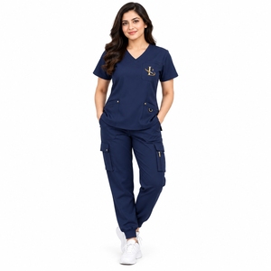 Uniforme de travail professionnel pour femmes, vêtements de travail pour infirmières, matériau respirant confortable de qualité supérieure, adapté aux hôpitaux et aux cliniques - Product Image 4