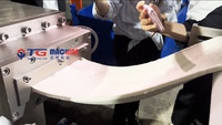Complete automatische bubblegum productielijn voor commerciële gumbproductie, hoge capaciteit bubblegum productielijn