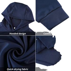 Sweat-shirt à capuche en coton brodé pour homme, élégant, à manches longues, chaud, en molleton, décontracté, de haute qualité, couleur personnalisée - Product Image 6