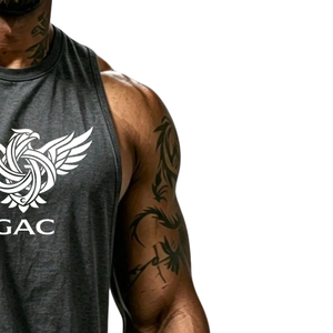 <b>Mens</b> Sleeveless Knitted Gym Tank Tops Athletic Workout <b>Vest</b> Breathable Quick Dry Sports Shirt Muscle Fit <b>Training</b> Front ODM - Product Image 3