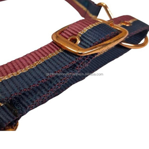 OEM licol de cheval en nylon personnalisé extra confort sangle double plis licous réglables pour chevaux - Product Image 3