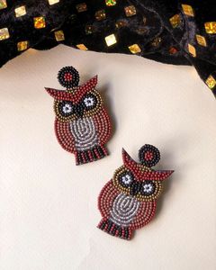 2026 New Collection Embroidery <b>Penguin</b> Seed Beaded <b>Earrings</b> Hoop For Christmas Festive Parties Event Top Quality Fashion Jewelry - Product Image 5